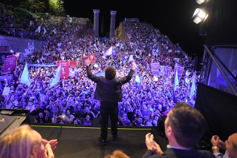 Javier Milei en Rosario