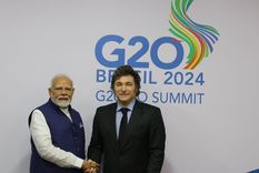 Javier Milei junto a Narendra Modi Javier Milei junto a Narendra Modi