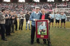 Amadeo Carrizo junto a Rodolfo DOnofrio.