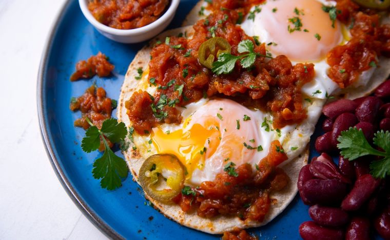 Huevos rancheros Una receta exquisita para hacer en pocos minutos. Foto: Shutterstock