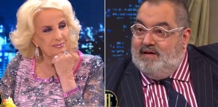 Mirtha Legrand y Jorge Lanata