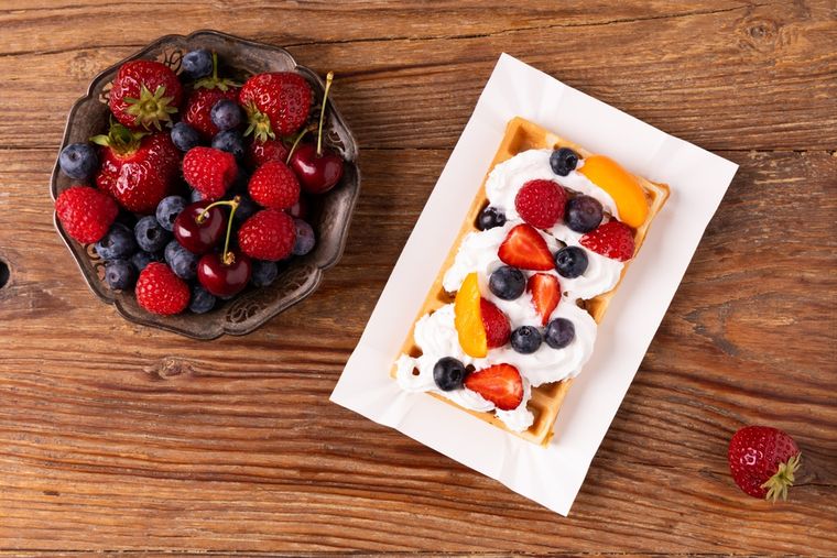 Esta receta admite frutas, helado, miel, salsas y hasta versiones saladas. Esta receta admite frutas, helado, miel, salsas y hasta versiones saladas.