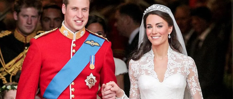 Kate Middleton y el príncipe William se casaron en el año 2010. Foto: Instagram @dukeandduchessofcambridge