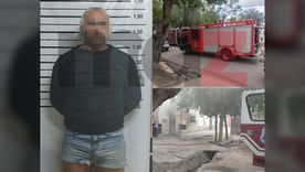 El sospechoso prendió fuego su casa tras una discusión con su pareja y quedó detenido. El sospechoso prendió fuego su casa tras una discusión con su pareja y quedó detenido.
