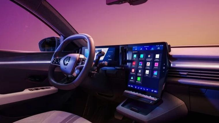 Interior del Renault Scénic E-Tech&nbsp;
