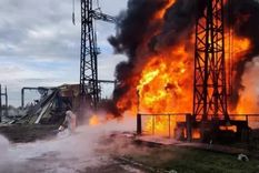 Ataque ruso a instalaciones eléctricas el pasado sábado Foto: REUTERS / Presidencia de Ucrania