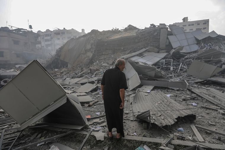 Israel continúa bombardeando la Franja de Gaza tras los ataques de Hamás Foto: EFE