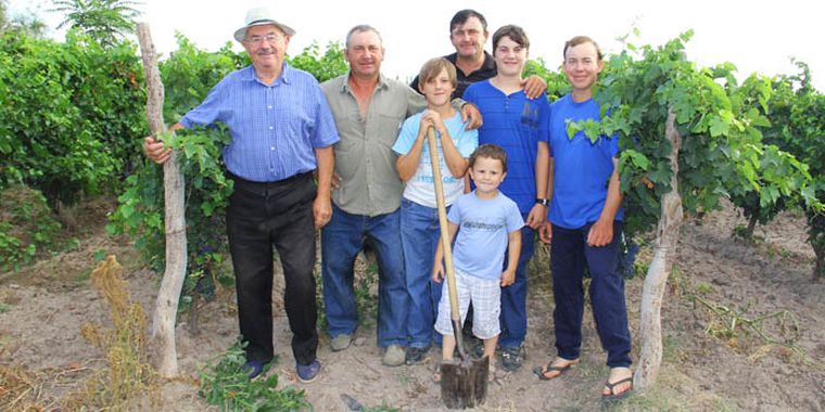 Los Ojcius: Pablo, Pedro, Rubén, Luis, Jeremías, Santiago y Esteban Foto: Maggie Ojcius/ Mediamza.com