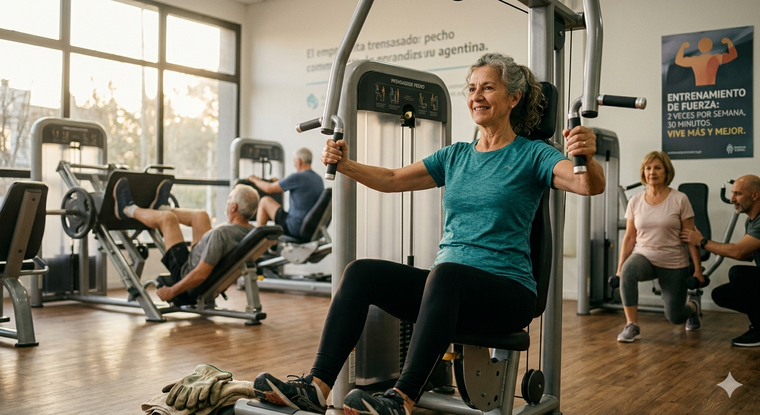 El tiempo exacto que hay que levantar pesas. Fuente: IA Gemini.
