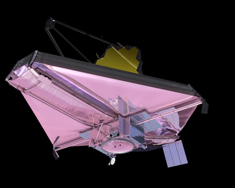 El descubrimiento lo hizo el telescopio espacial James Webb con su MIRI cámara Foto: NASA