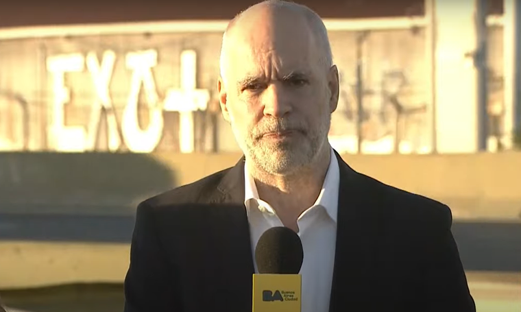 Horacio Rodríguez Larreta anunció la automatización de los peajes de la Au. Illia Foto: Captura de Youtube
