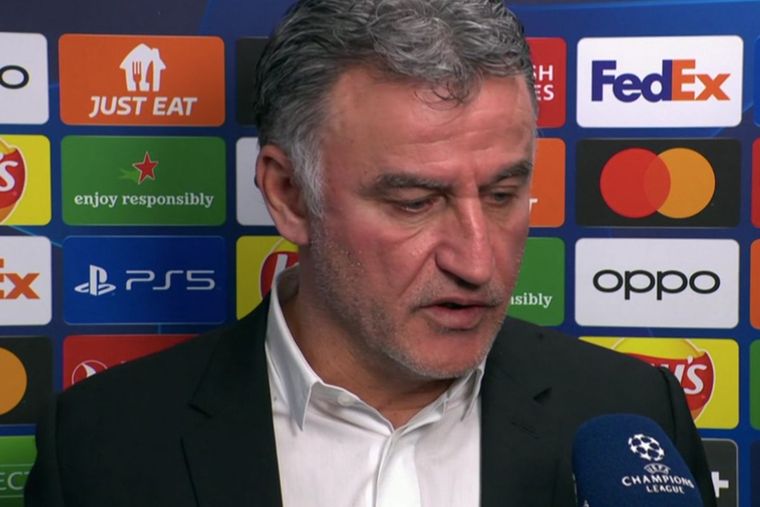 Galtier desestimó que su cargo en el PSG esté en riesgo.