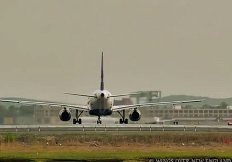 El impresionante movimiento de aviones.