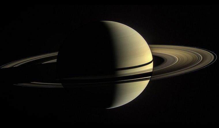 Saturno y sus misterios. Foto: Dpa.