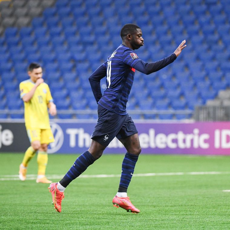 Demb&eacute;l&eacute;, el favorito de Yamal a quedarse con el Bal&oacute;n de Oro 2025. Foto: Twitter @EURO2020