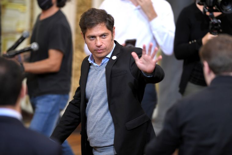 Axel Kicillof estalló otra vez contra Mauricio Macri y María Eugenia Vidal. Foto: Télam