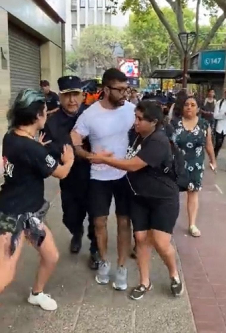 Martín Rodríguez fue trasladado a una cárcel. Foto: Captura video Twitter