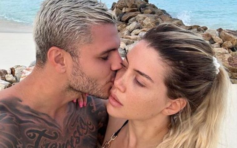 Mauro Icardi y Wanda Nara Foto: Instagram @mauroicardi