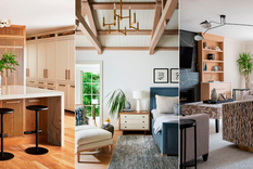 Cambiá el look de tu casa con estos tips. Crédito de la imagen: Studio Thomas James; Studio Thomas James; Mike Chajecki / Aman Than Interiors﻿