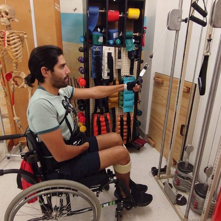 Ismael Lorenzi necesita realizar una costosa rehabilitación en Estados Unidos y apela a la solidaridad Foto: Gentileza