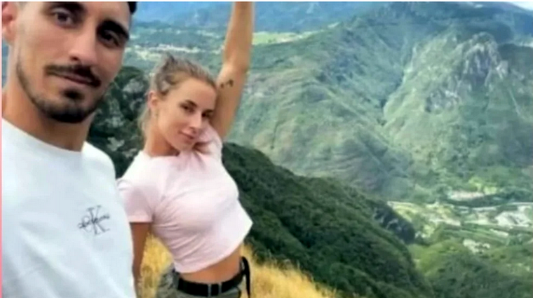 Andrea Mazzetto y Sara Bragante, última foto. Foto: Andrea Mazzetto.