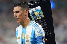 El posteo de Di María contra un medio partidario de Central. Foto: NA