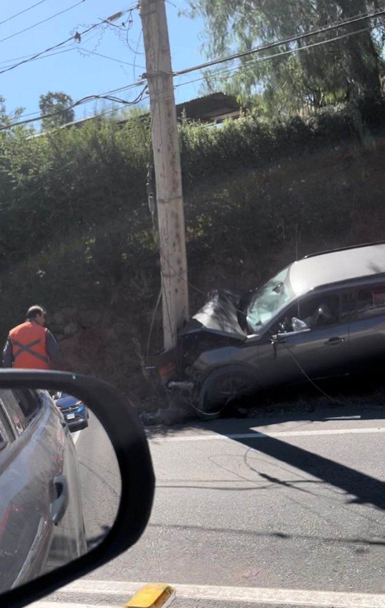 El rodado accidentado Foto: Gendarmería Nacional