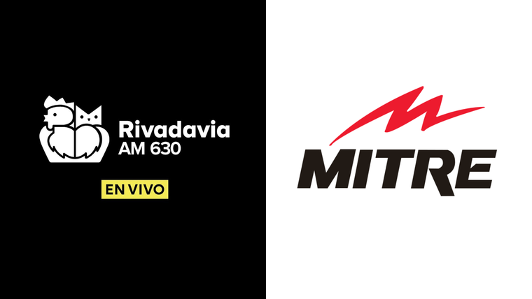 El mercado de pases radial pasa factura en Radio Mitre y Radio Rivadavia. Foto: YouTube @RadioRivadaviaAM630, @Radiomitre
