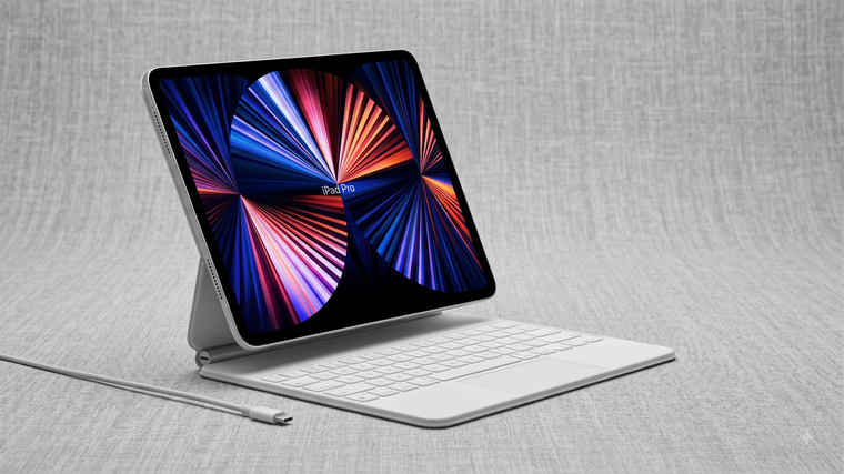 El estuche Apple Magic Keyboard cuenta con conector Smart Connector y puerto USB-C integrado. El estuche Apple Magic Keyboard cuenta con conector Smart Connector y puerto USB-C integrado.
