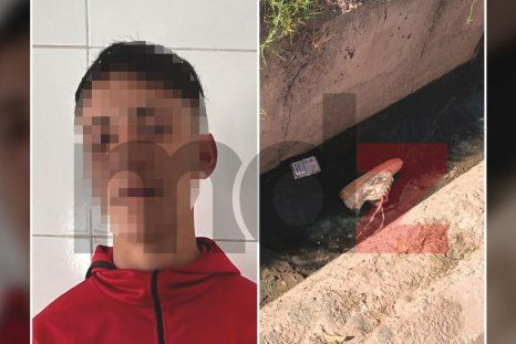 El malviviente de 18 años que fue detenido por un robo en una casa de Maipú. (Se pixela el rostro porque puede pasar a rueda de personas) El malviviente de 18 años que fue detenido por un robo en una casa de Maipú. (Se pixela el rostro porque puede pasar a rueda de personas)