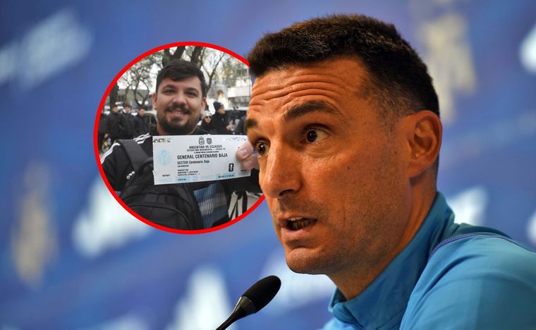 Scaloni habló sobre el precio de las entradas para la Selección. Foto: Télam
