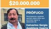 Buscan a Galvarino Sergio Apablaza Guerra, el exguerrillero chileno, que está prófugo Buscan a Galvarino Sergio Apablaza Guerra, el exguerrillero chileno, que está prófugo