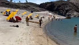 Esta playa es muy buscada por turistas Foto: Captura de video Raffeish