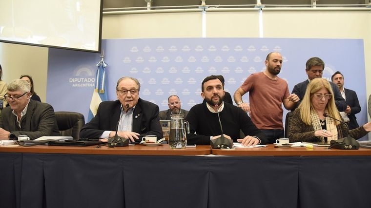 El tratamiento del proyecto de ley se pospuso sin fecha Foto: Télam