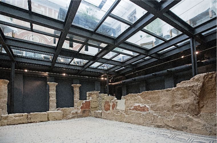 La muestra de restos arquitectónicos en otro proyecto encabezado por Juan Blánquez. Foto tomada del proyecto presentado. La muestra de restos arquitectónicos en otro proyecto encabezado por Juan Blánquez. Foto tomada del proyecto presentado.