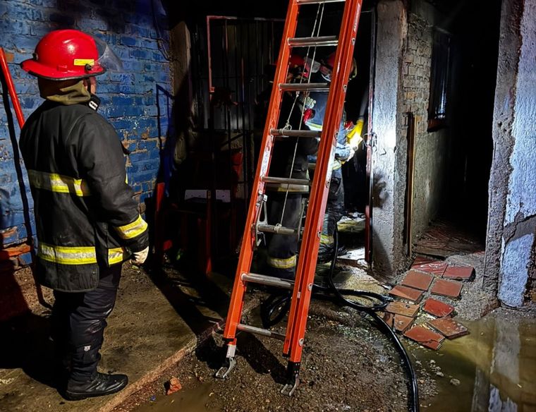 El incendio generó un importante despliegue de emergencia en la zona.