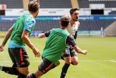 Pablo Hernández anotó el gol del triunfo a los 89. Leeds United Foto: Leeds United Pablo Hernández anotó el gol del triunfo a los 89. Leeds United Foto: Leeds United