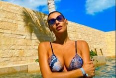 ¡de no creer! pampita mostro de mas en las playas de mexico