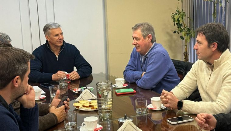 Los intendentes de General Alvear y San Rafael, Alejandro Molero y Omar Félix respectivamente. Foto: Municipalidad de San Rafael