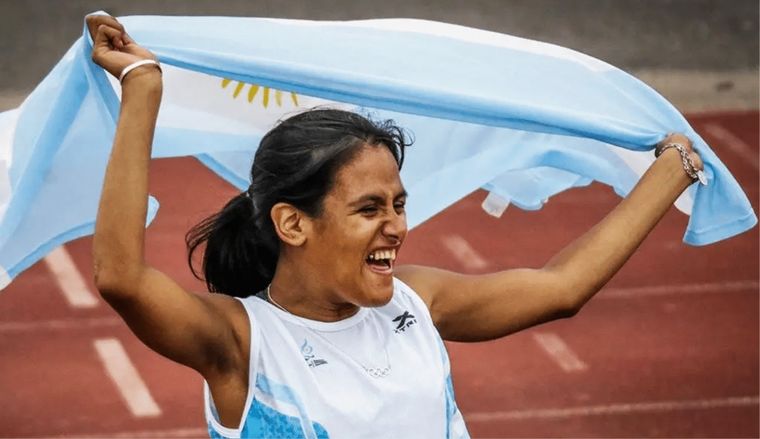 Yanina Martínez, atleta argentina. Foto: Paradeportes