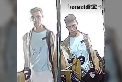 Las capturas del video que subieron desde el comercio a las redes sociales tras el robo. Las capturas del video que subieron desde el comercio a las redes sociales tras el robo.