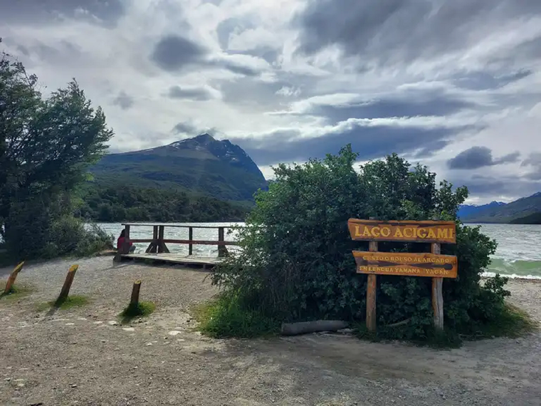 El Lago Acigami vuelve a llamarse Lago Roca luego de 16 años Foto: X (Twitter)