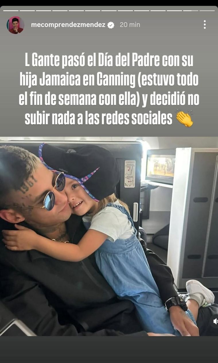 L-Gante junto a Jamaica. Créditos: Instagram / @mecomprendezmendez L-Gante junto a Jamaica. Créditos: Instagram / @mecomprendezmendez