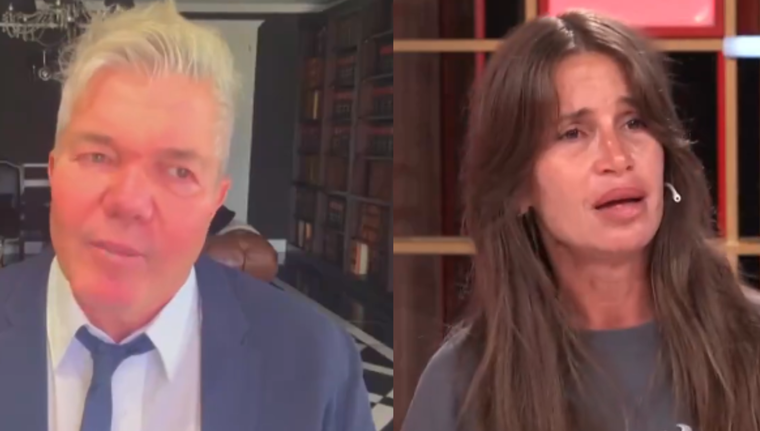 Fernando Burlando representa a Florencia Peña ante la denuncia de Viviana Canosa. Foto: Captura de Intrusos / América TV