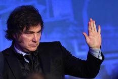 Javier Milei quedó en medio del escándalo por la memecoin $LIBRA. Foto: EFE