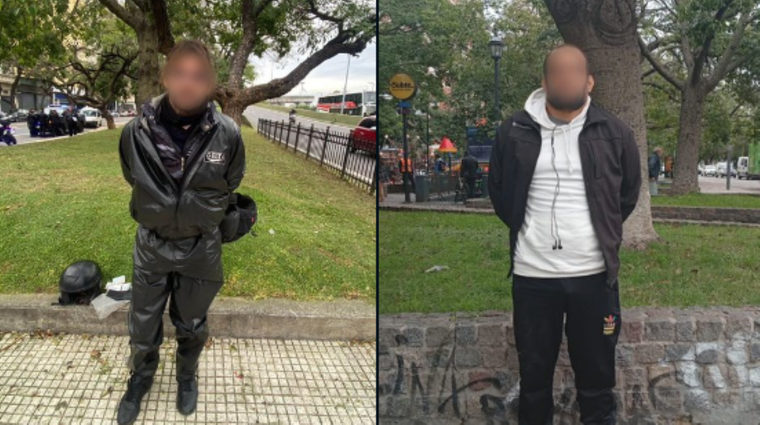 Los dos hombres fueron detenidos por robar una mochila en Constitución