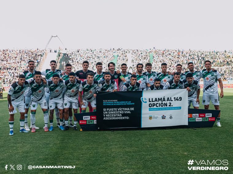 San Martín de San Juan, que estaba en zona de playoffs, no podrá disputarlos por haber descendido.