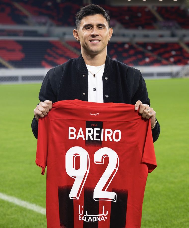 Bareiro fue presentado en el Al Rayyan de Qatar Foto: @AlrayyanSC