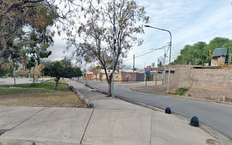 La plaza Picapiedras del barrio San Martín. La plaza Picapiedras del barrio San Martín.