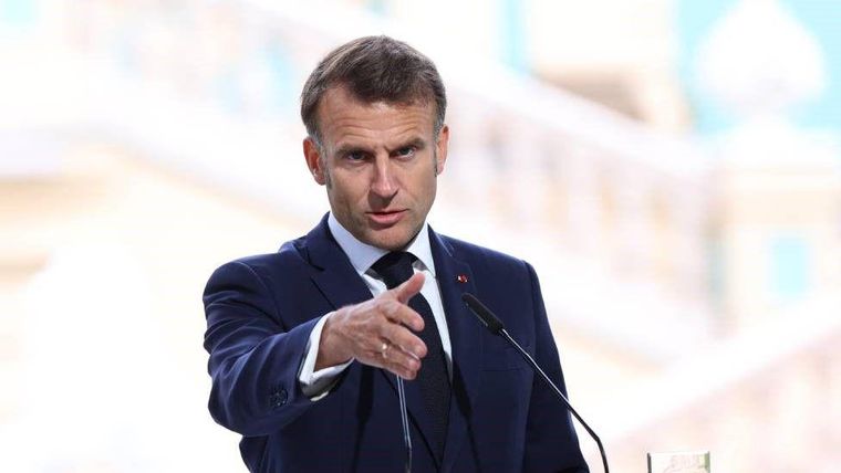 Macron advirtió sobre los peligros de un intento de derrocar al gobierno de Irán.